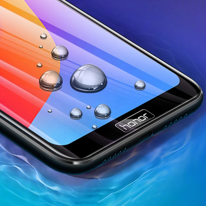 Закаленное 5d стекло с полной проклейкой для honor 8a pro защитное протектор экрана huawei