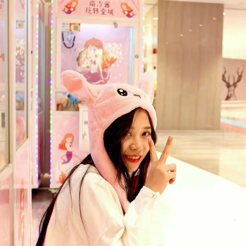 Животное ухо плюшевая игрушка в шапке сетка Красная с таким же зажимом длинные