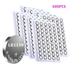 400 шт., батарейки AG10 LR1130, 1,5 в, щелочные батарейки LR 1130 AG10 389 LR54 SR54 SR1130W 189 LR1130