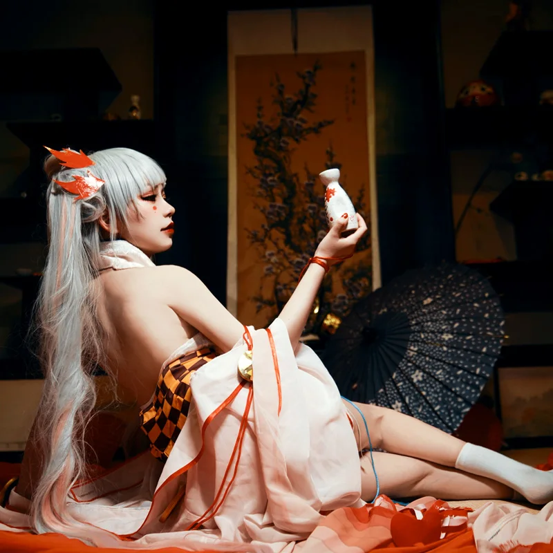 Shiranui Diver Ali кимоно Горячая игра Onmyoji SSR Косплей Костюм Униформа платье костюм на Хэллоуин для женщин