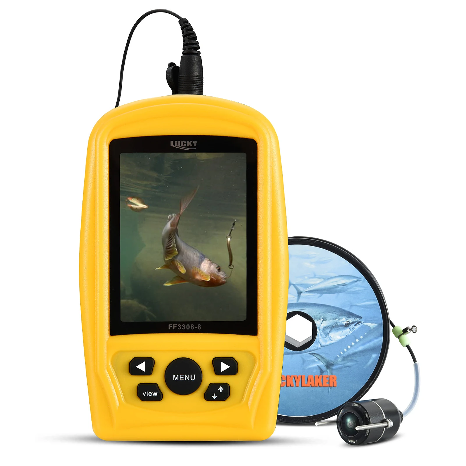 

3.5 inch Color LCD Underwater Fishing Camera Portable Fish Finder Underwater Monitor 1200TVL Fishing Camera 165 Degrees Detector