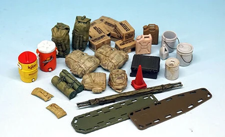 1/35 современный U.S. M1 комплект оборудования (без резервуара) модель из смолы