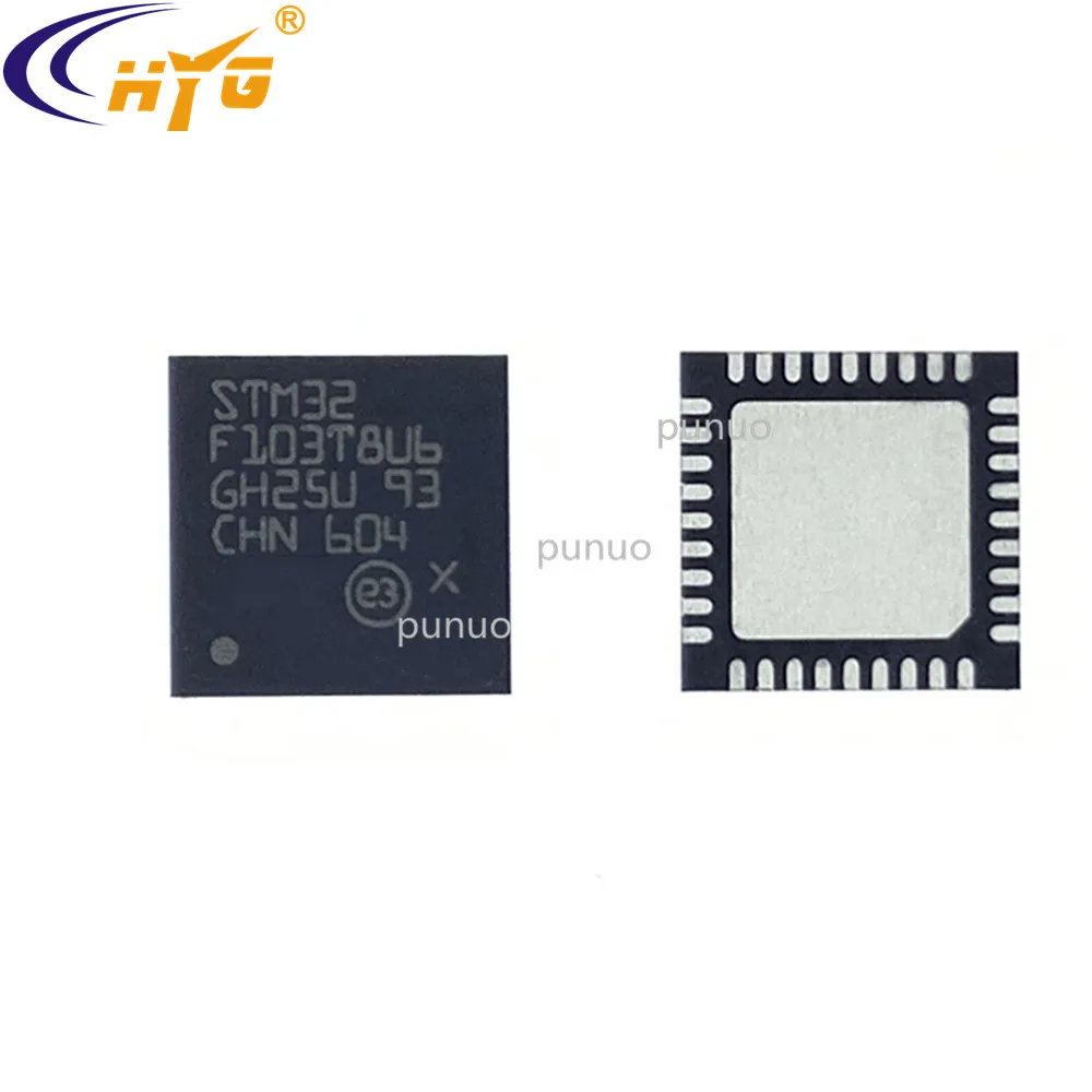 Оригинальный аутентичный STM32F103T8U6 Инкапсуляция QFN36 PH 32 бит MCU 7 таймеров