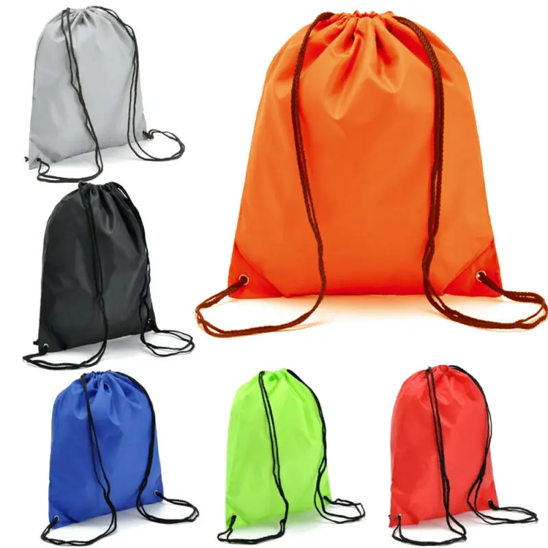 

NoEnName-Null Unisex Large String Drawstring Backpack Cinch Sack Gym Bag Tote Shopping Sport Yoga Pack