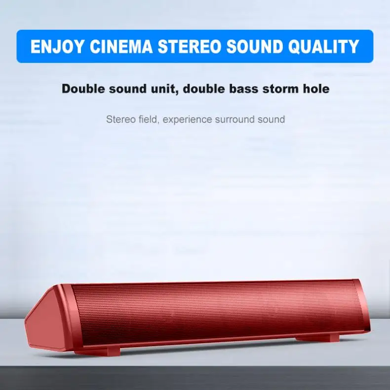 SADA Bluetooth-совместимые звуковые панели динамик компьютерная полоса с 2 блоками