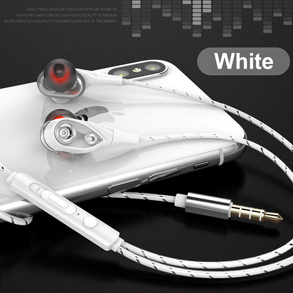 Стереонаушники-вкладыши с Hi-Fi монитором и микрофоном 3 5 мм | Электроника