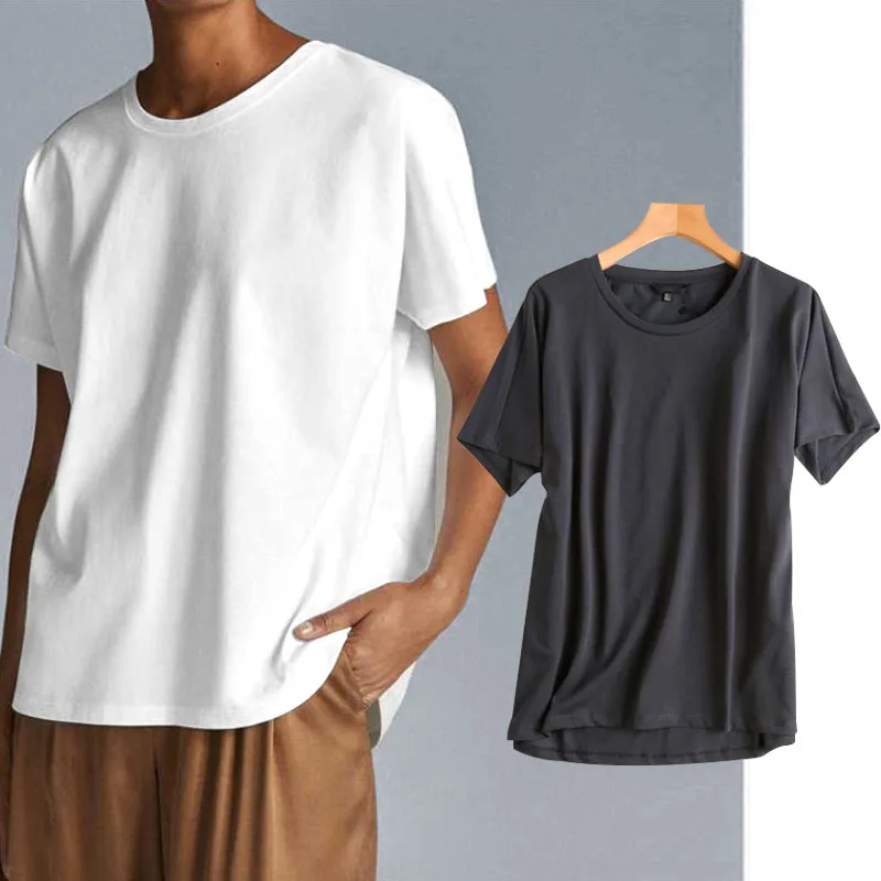 

Withered Summer T shirt Women England Style Simple Solid O-Neck Cotton Match Basic Harajuku Tshirt Camisetas Verano Mujer 2021