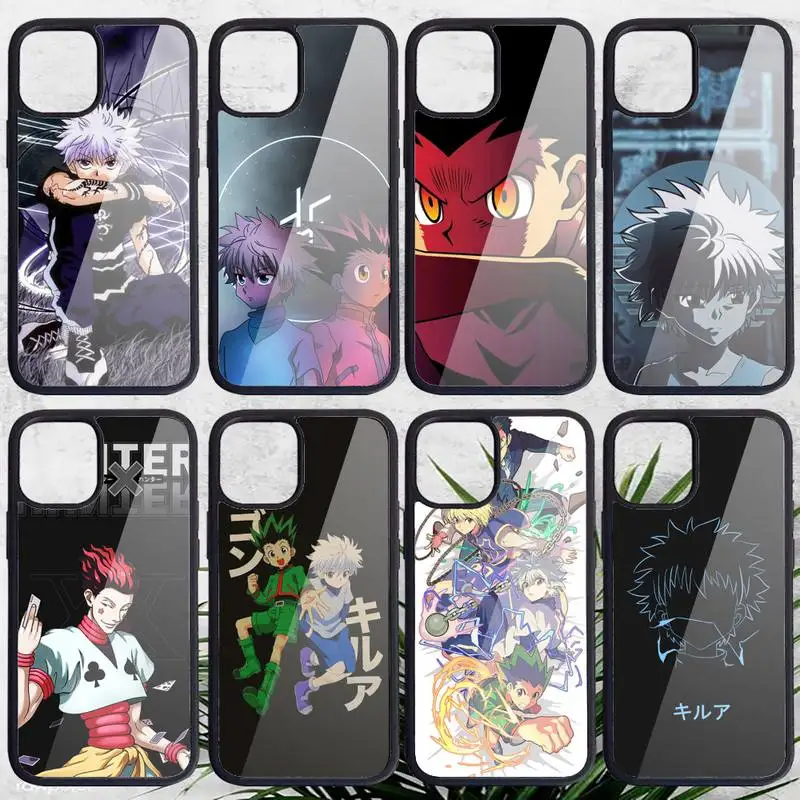 

Anime Hunter x Hunters Phone Case PC for iPhone 11 12 pro XS MAX 8 7 6 6S Plus X 5S SE 2020 XR