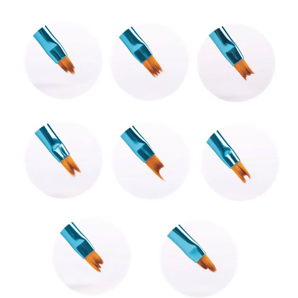 Профессиональный набор кистей для французского маникюра акриловые УФ гель