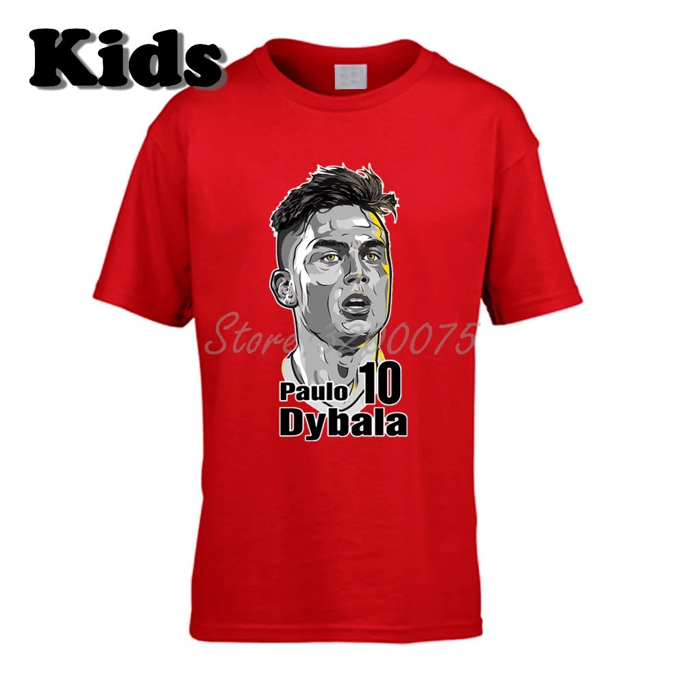 22 Детская футболка La Joya Paulo Dybala 10 масок жестов, одежда, футболка для мальчиков и девочек, W19033003 - Цвет: 22