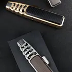 Новая прочная уличная длинная Бутановая трубчатая зажигалка с распылителем, металлическая ветрозащитная турбина для барбекю и кухни, зажигалка для сигар