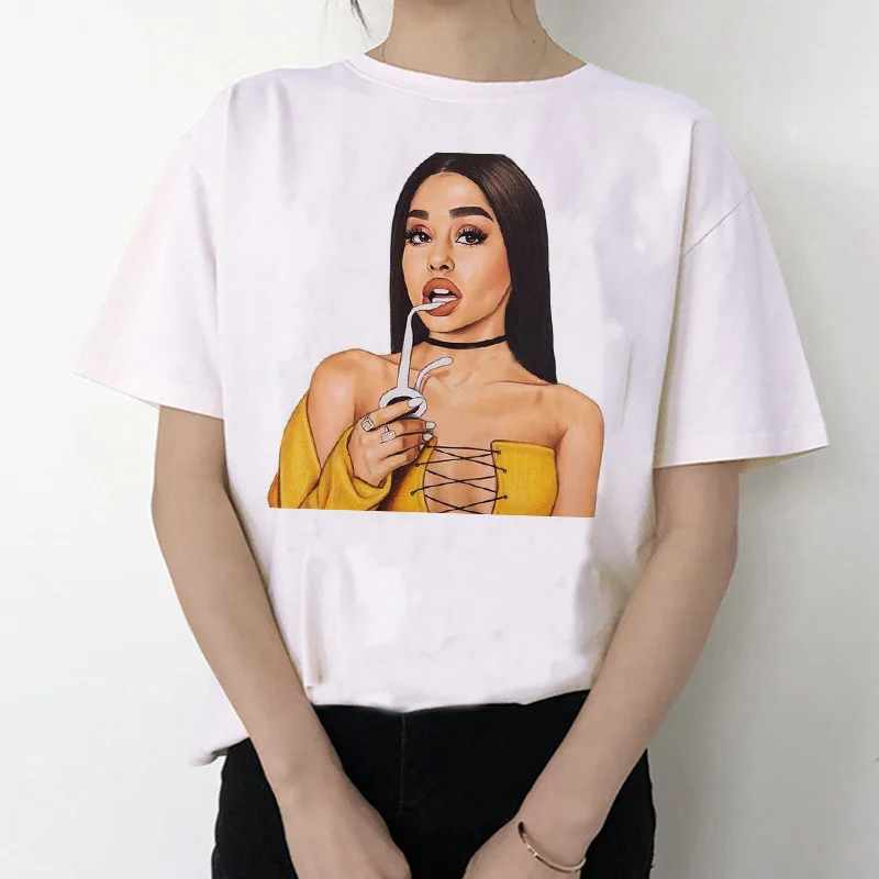 Billie Eilish футболка женская мода Harajuku comics Thank U, Next футболка 90s хип-хоп короткий рукав Ullzang Футболка Топ Футболка женская