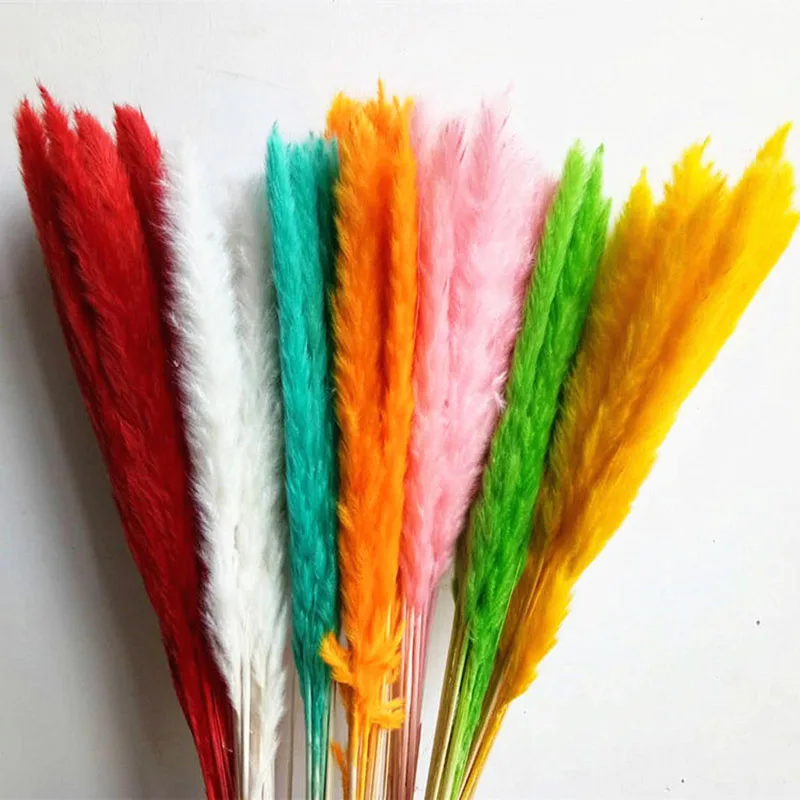 Цветочная композиция из сушеных тростников натуральная пампасная трава и