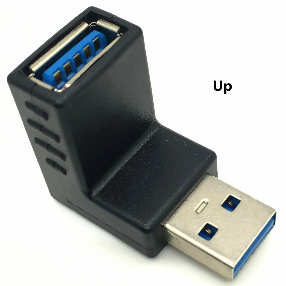Удлинитель кабеля USB 3 0 A удлинитель с углом наклона 90 градусов 20 см 30 50 для быстрой