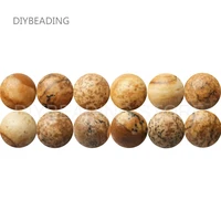 stone beads for bracelet necklace making natural picture jasper semi precious stone beads online bulk wholesale supplies