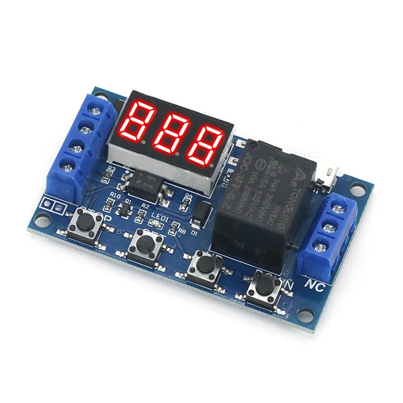 one-relay-module-delayed-power-off-disconnected-trigger-delay-cycle-timing-circuit-switch