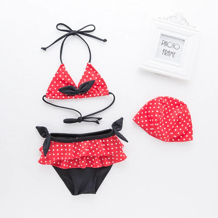 

Swimming Girls Bathing Suit Kids Girls Pink Leopard Swimsuit Swimwear Baby Child Beachwear Bikini Set