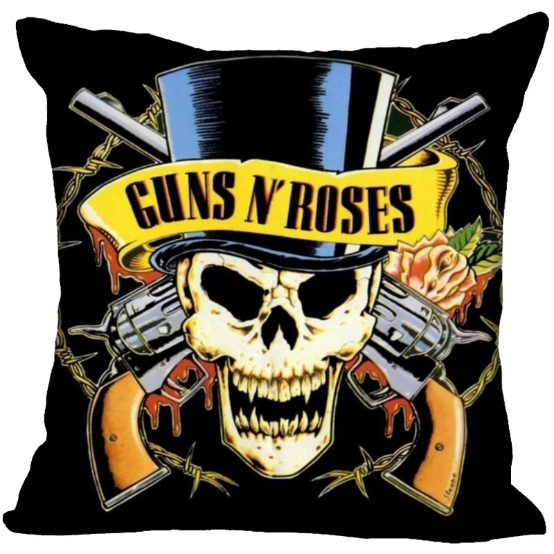23 Пистолеты N Roses Подушка Чехол для дома декоративный чехол на подушки невидимые молнии Подушка Чехол s 40X40,45X45 см - Цвет: 23