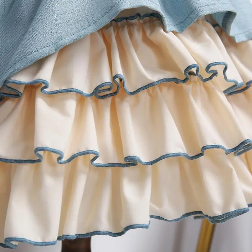 

Baby Clothing Spanish Lolita Ball Gowns Children Vintage Boutique Lace Dress Toddler Birthday Party Dresses For Girl Y3750