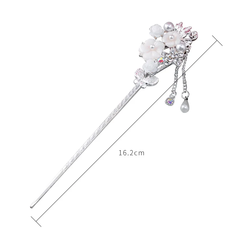 

Classical Hairpin Headdress Antique Jewelry Hanfu Accessories Retro Chinese Style Tassel Ethnic Style Hair Fork