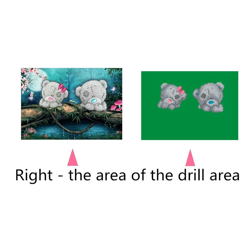 5D Diy алмазная живопись рукоделие Милая Бриллиантовая вышивка крестиком