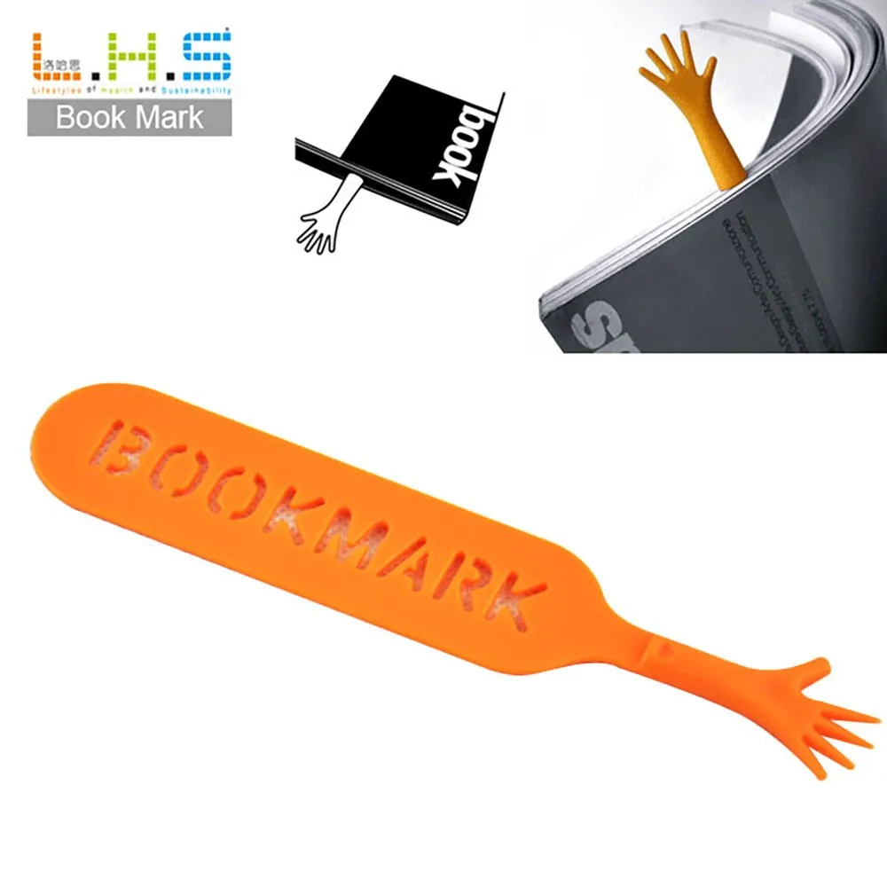 Забавные закладки из ПВХ 4 шт. подставка для книг канцелярские товары новинка
