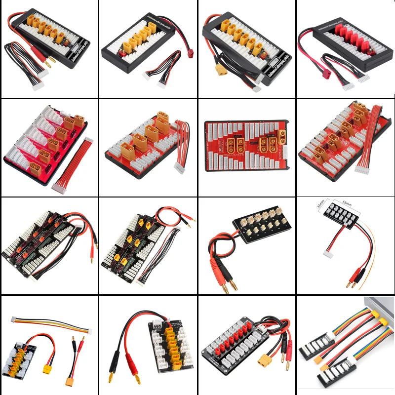 Rc 2-6S 2-8S T / XT60 XT90 XT30 /JST Lipo Battery Parallel Charging Board для Imax B6 B6AC B8 Quick Charge моделей - купить по
