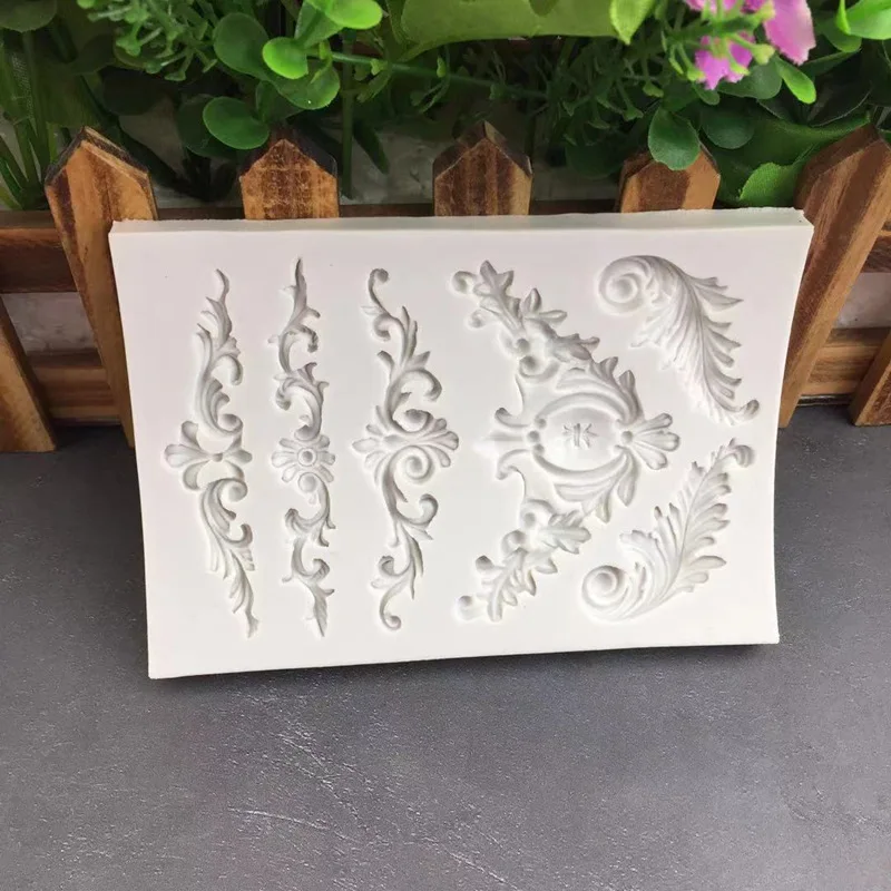 

Кружевная силиконовая 3D-форма для выпечки эпоксидной смолы, инструменты для выпечки, кухонные аксессуары