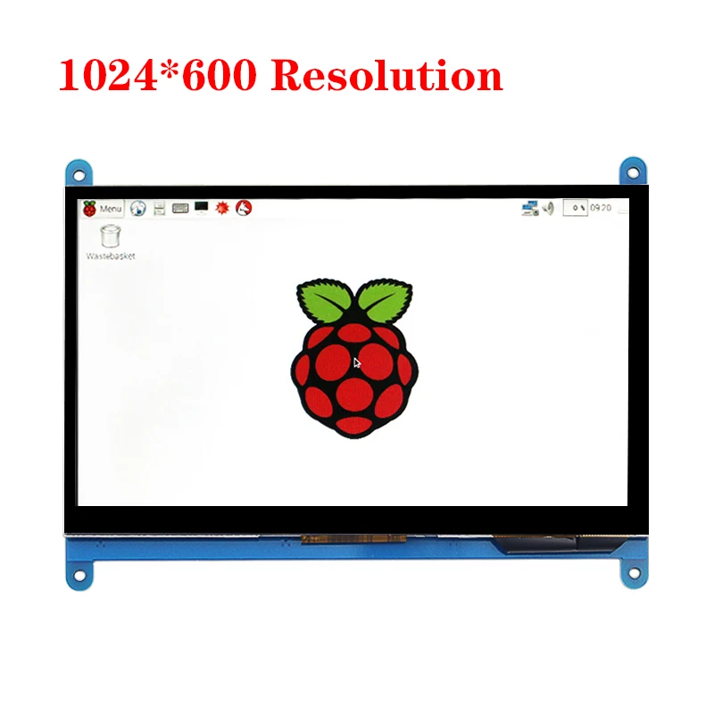 7 дюймов Raspberry Pi 3 сенсорный Экран 1024*600 4 ЖК дисплей Дисплей HDMI TFT монитор для Model B + PC