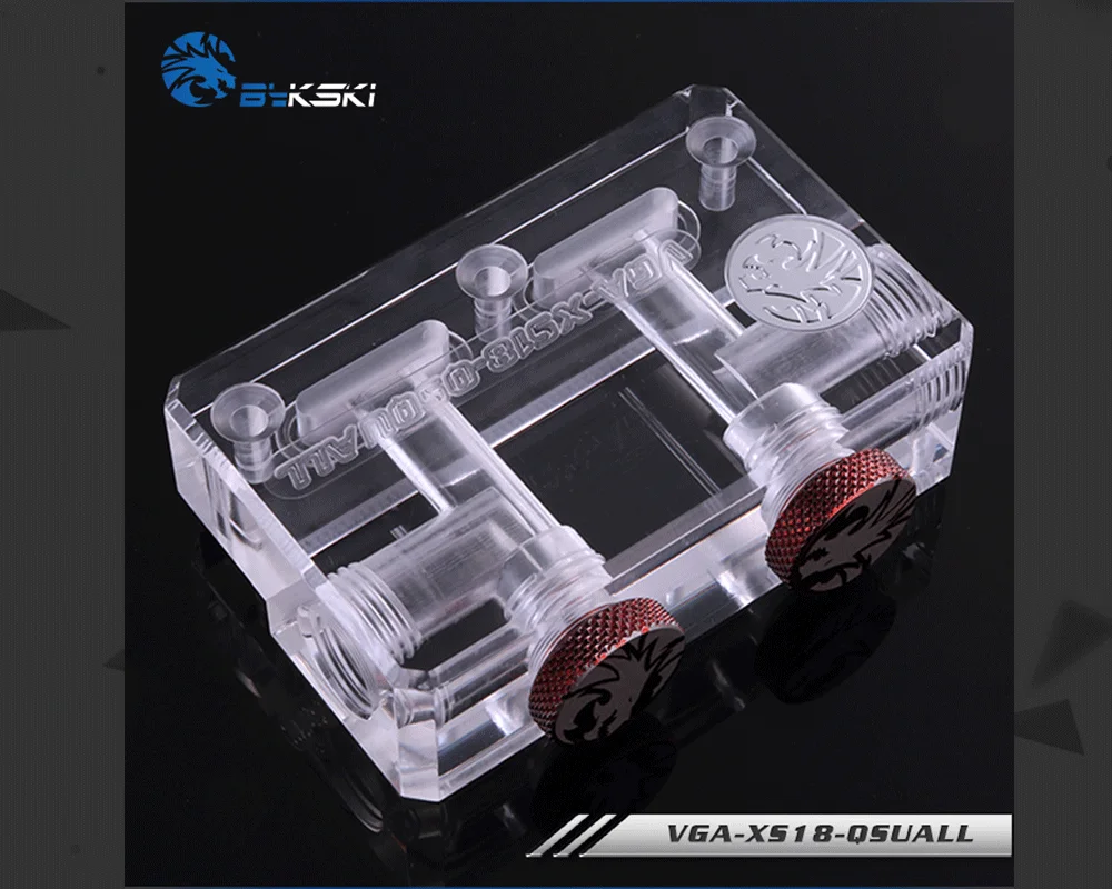 Bykski VGA-XS18-QSQUALL, изменение направления l-типа GPU Блок мост, акриловый мост, для Bykski's GPU водного блока ремонт