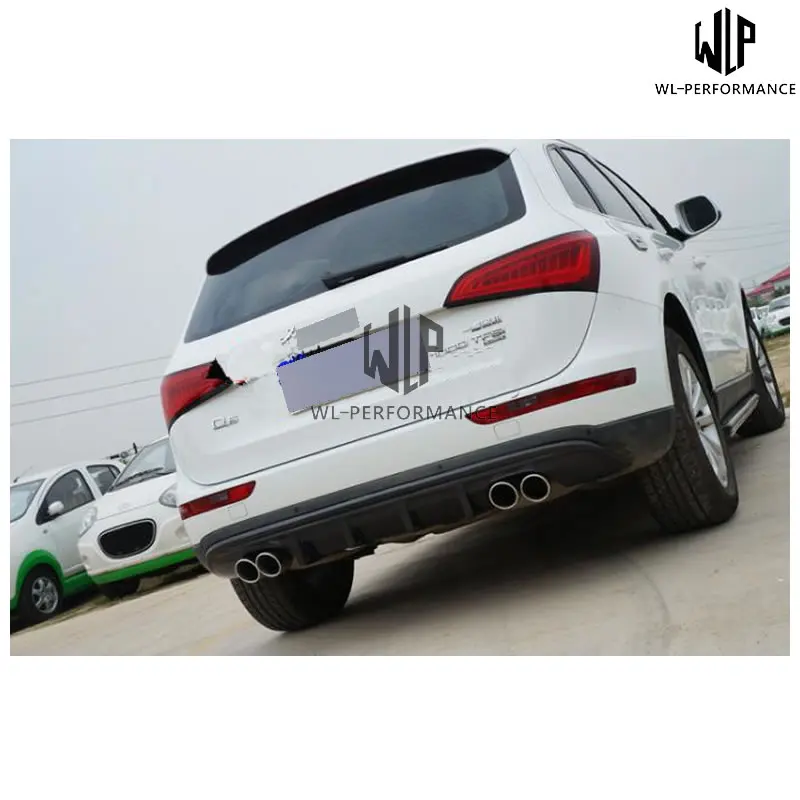 Q5 высококачественный задний диффузор для губ из углеродного волокна с двойным