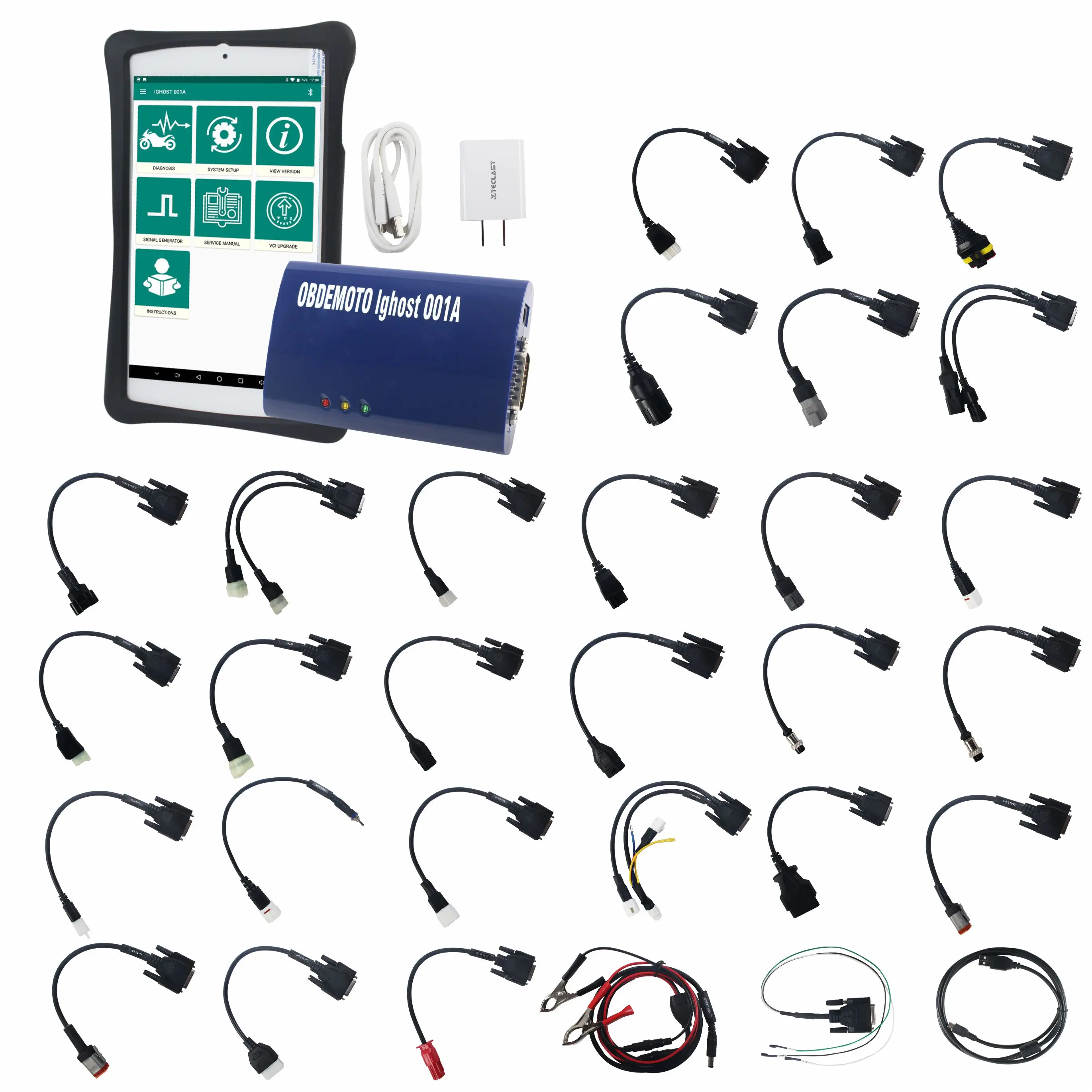 

OBDEMOTO 3000 Motorcycle Code Reader Motorbike Scanner Ighost 3000