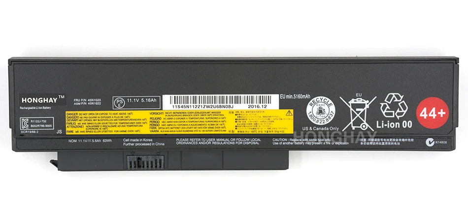 Honghay аккумулятор для ноутбука LENOVO ThinkPad X220 X220I X220S X230 X230I 45N1023 45N1022 45N1019 42T4901 0A36307 45N1029