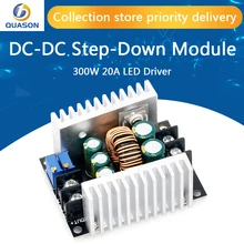 300W 20A DC-DC Buck Converter Step Down Module Constant Current LED Driver Power Step Down Voltage Module