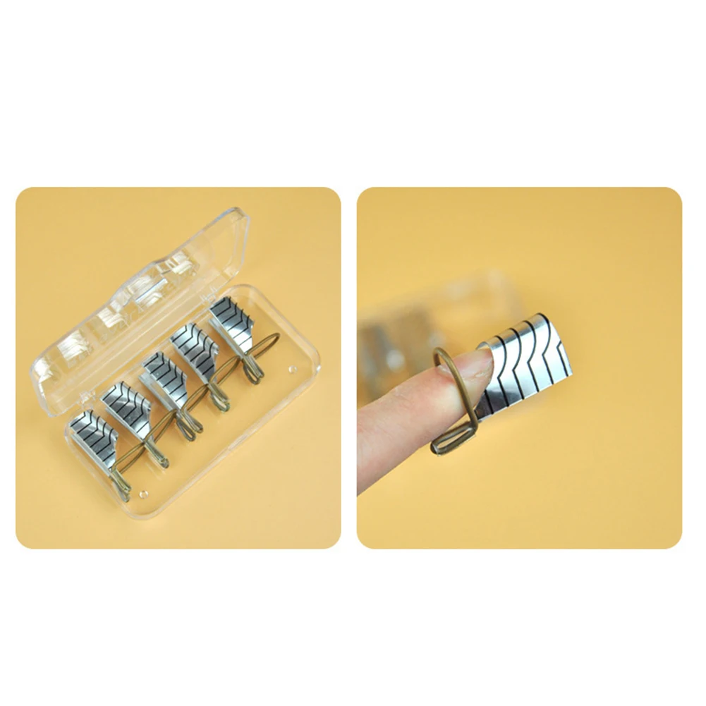 5Pcs Women Reusable UV Gel Acrylic Tips Nail Art Extension Guide Form Tools | Красота и здоровье