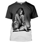 Футболка унисекс с 3D принтом, мужская и женская футболка в стиле Харадзюку, с Богинями, модная повседневная Уличная одежда в стиле хип-хоп, с круглым вырезом
