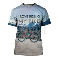 tessffel mountain bike fashion t shirt summer outdoor sports 3d printed bicycle mens cool harajuku short sleeve top style 3