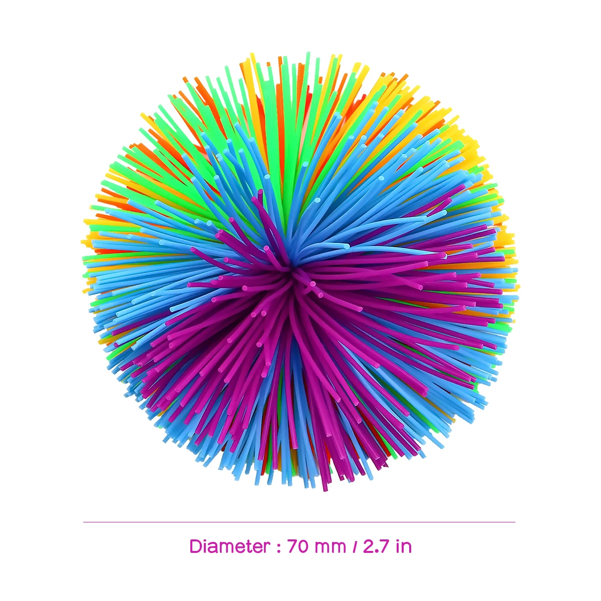 5 шт. разноцветные силиконовые шарики для активного отдыха 7 см|Спортивные игры| |