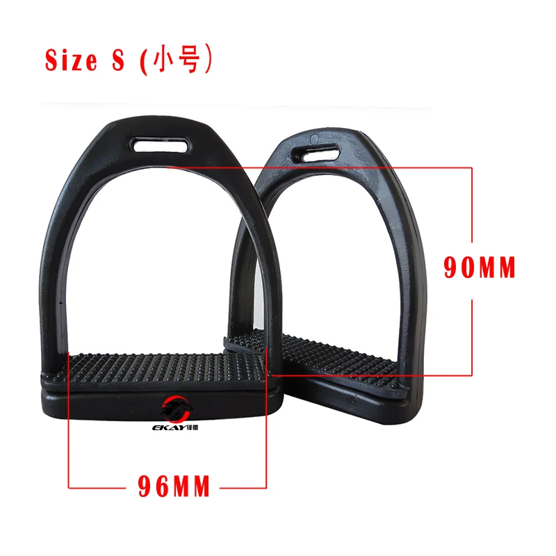 Бесплатная доставка POM пластиковые лошадь стремя с резиновой прокладкой. (ST4104)|horse