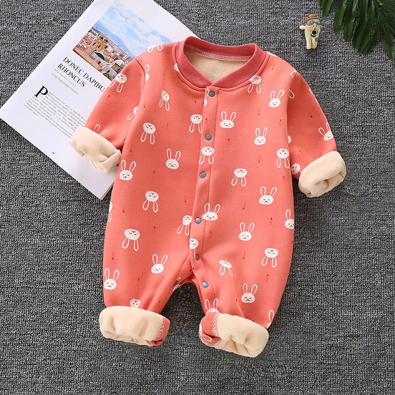 Детские комбинезоны для новорожденных сезон осень зима милые хлопковые из