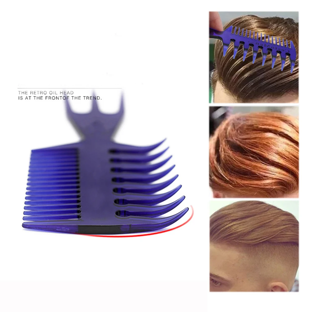 Профессиональная расческа с широкими зубьями Антистатическая двусторонняя