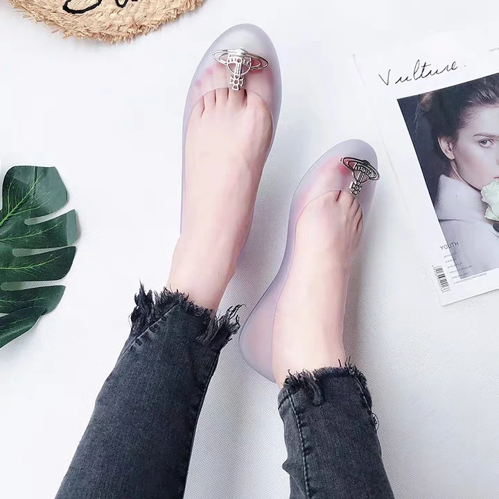 Melissa/обувь; Новинка года; женские сандалии на плоской подошве; Брендовая женская прозрачная обувь; сандалии Melissa; женская прозрачная обувь; цвет черный, розовый