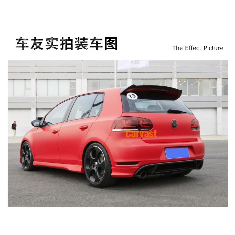 Для Volkswagen Golf 6 VI MK6 GTI бампер 2010 2013 автомобильный Стайлинг карбоновое волокно