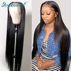 Rosabeauty 360 кружевной передний al парик preprucked бразильские 30 32 дюйма Bone прямые кружевные передние человеческие волосы парики для черных женщин