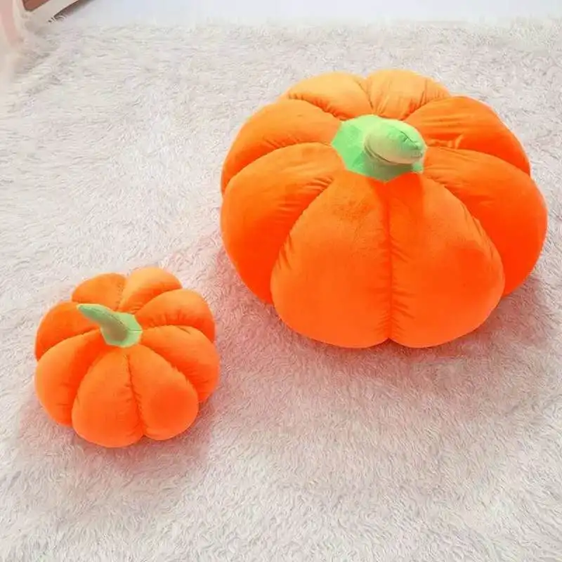 

Plush Pumpkin Pillow Halloween Fruit Vegetable Cushion Stuffed Toys For Children Birthday Squishy Soft Toys Girl