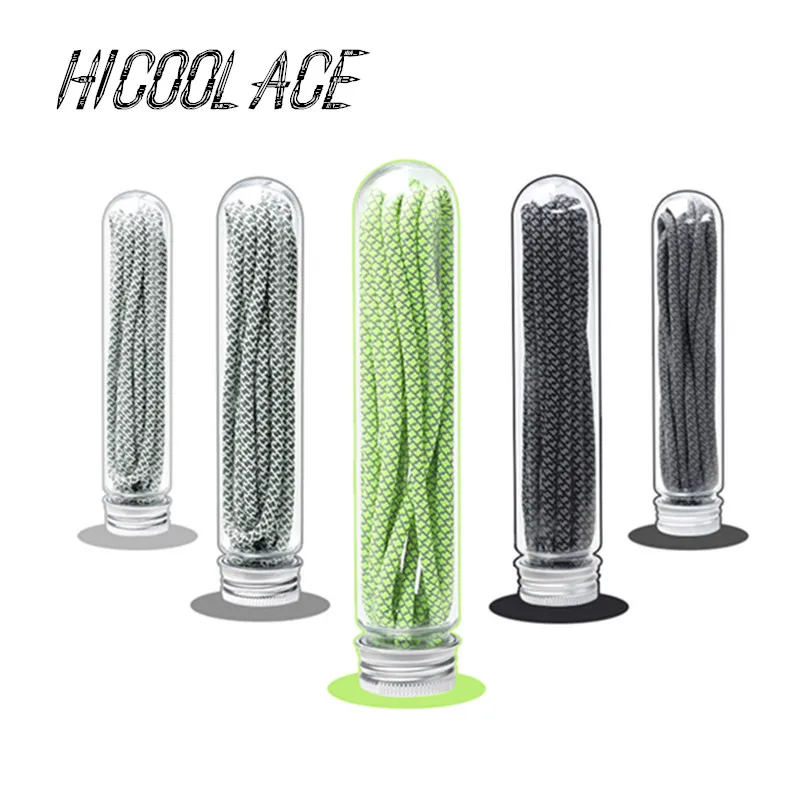 

2021 New 47" Shoe Laces Reflective for Sport Casual Trainer Sneaker Reflective Shoelaces Round Shoe Laces Night Jog Running Safe