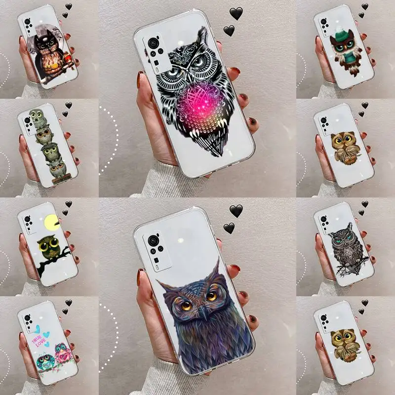 

Animal Owl art cool cute Phone Case Transparent For VIVO NEX V Z Y X 17 15 11 9 6 5 3 1 i S MAX PRO X 20SE Soft TPU Mobile bags