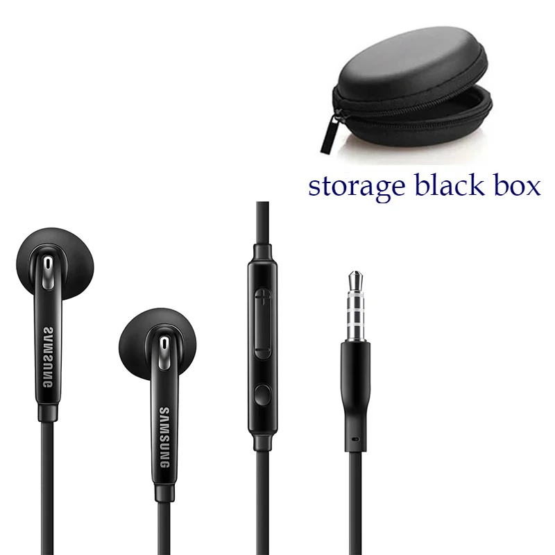 EO-EG920BW with box Samsung EO-EG920BW наушники-вкладыши с дистанционное управление динамик для xiaomi note1/2/3 rednote1/2/3/4 Galaxy S6 S7 Edge/S3/S4/S5 - Цвет: EO-EG920BW with box
