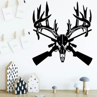 drop shipping antler wall stickers decorative sticker home decor wall decals decoration waterproof wall art decal