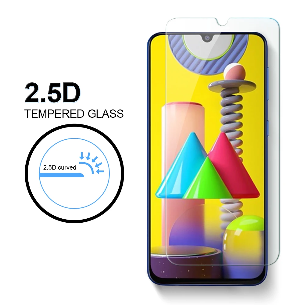 Защитное стекло 2 в 1 для Samsung M31 защитная пленка экрана и объектива камеры Galaxy M 31